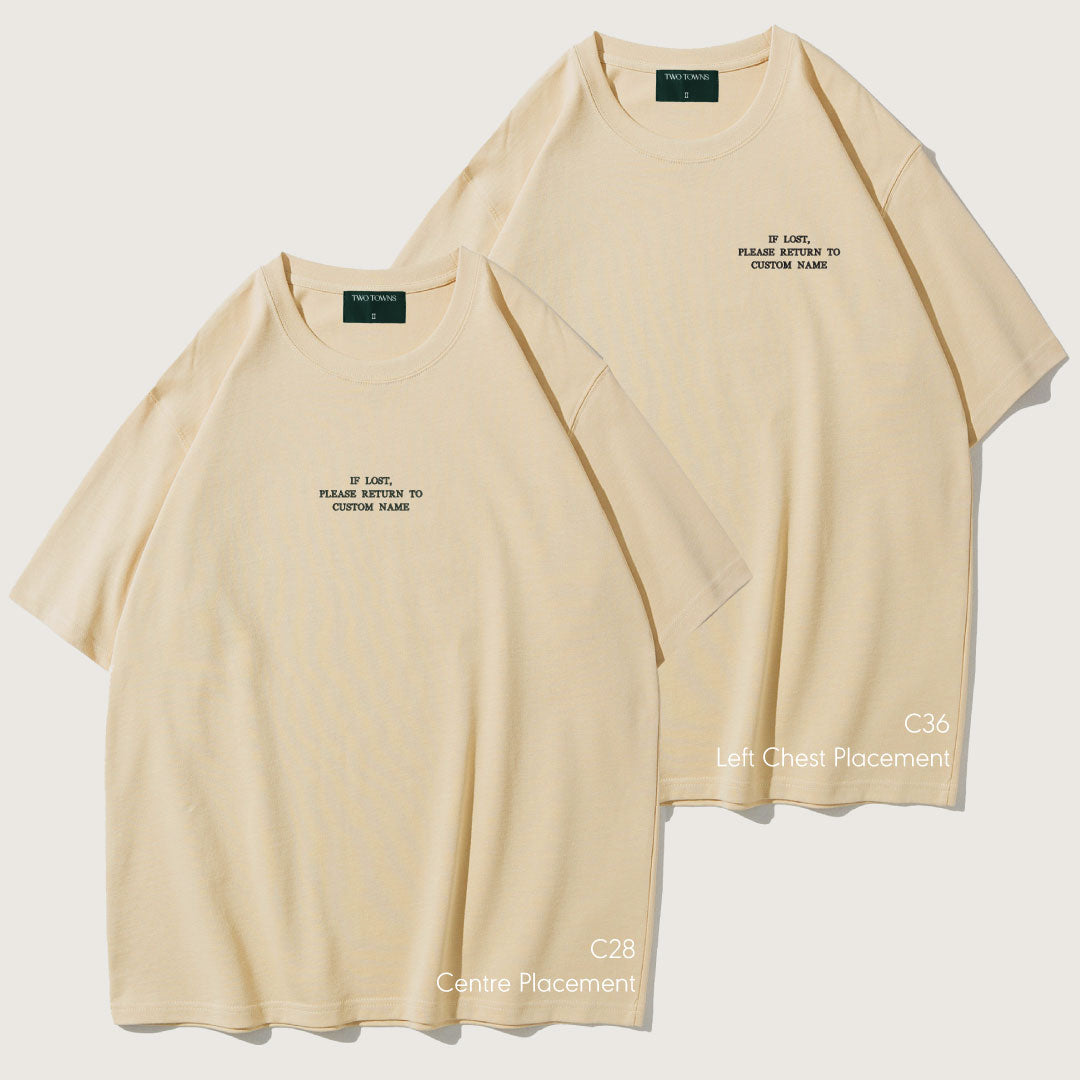 If Lost Please Return To Custom Name Tee